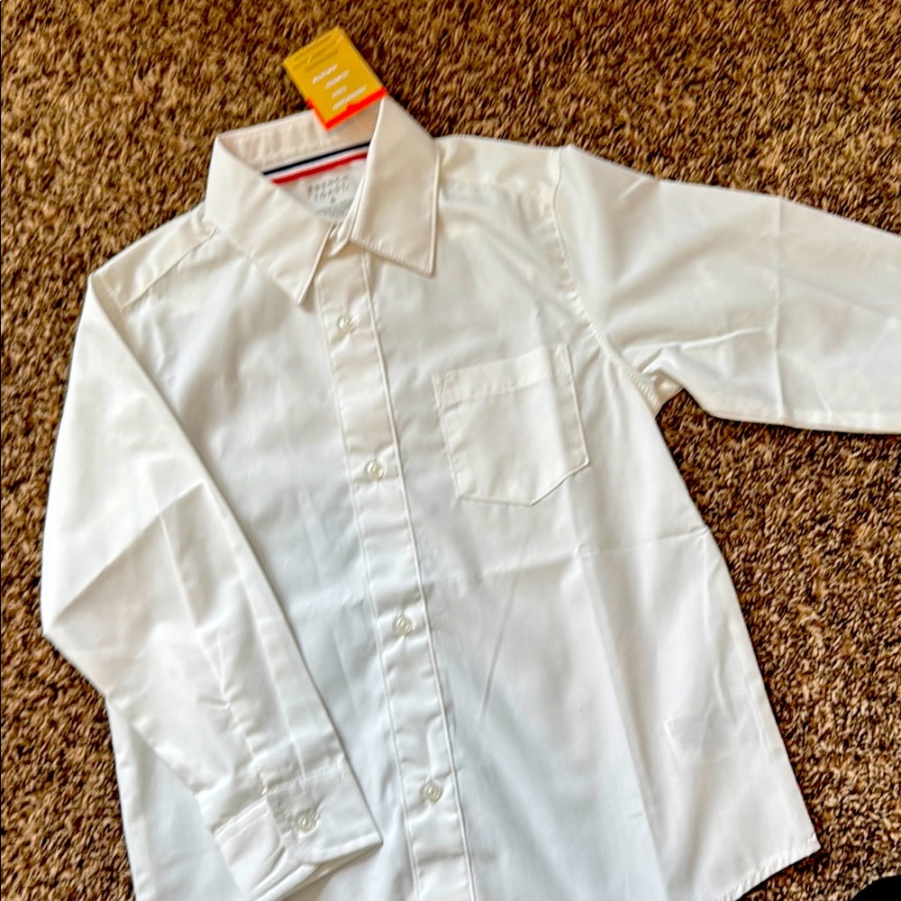 NWT FENCH TOAST WHITE KIDS SIZE 6